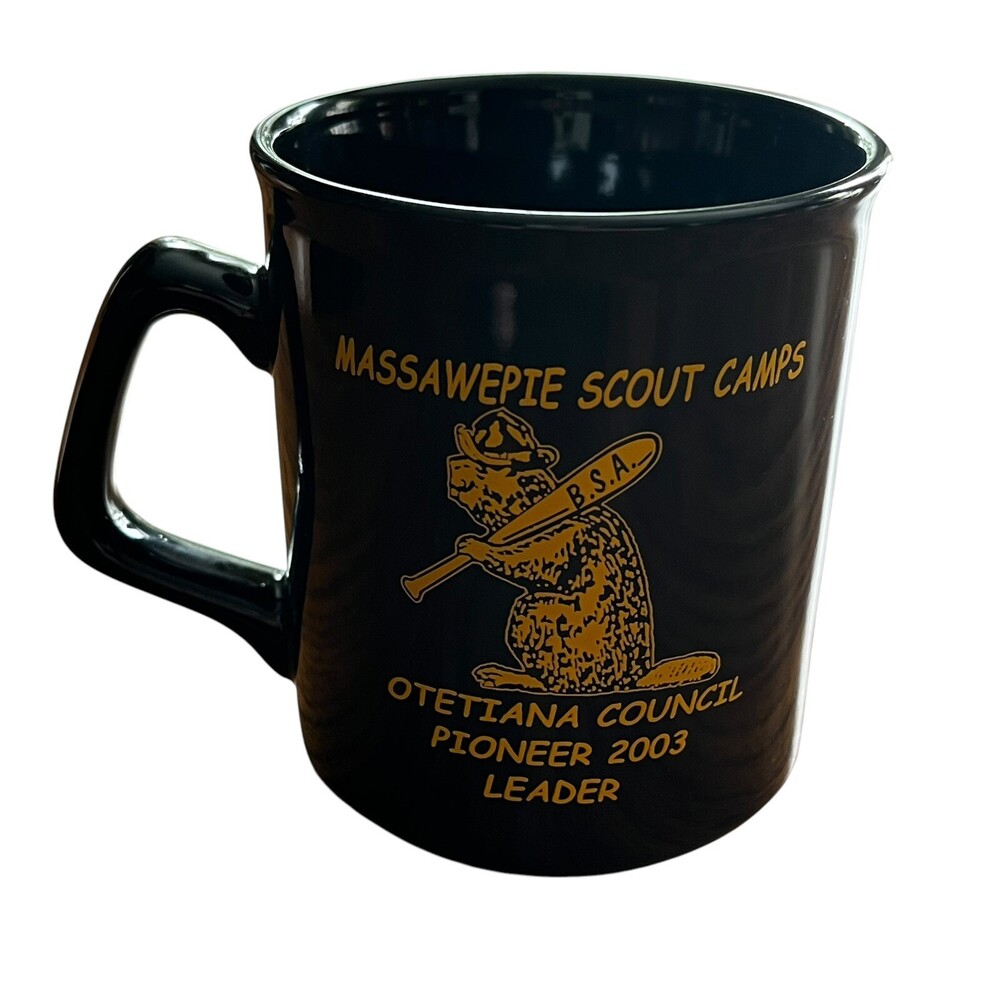 VTG Massawepie Boy Scout Camps Otetiana Council Pioneer 2003 Leader Coffee Mug